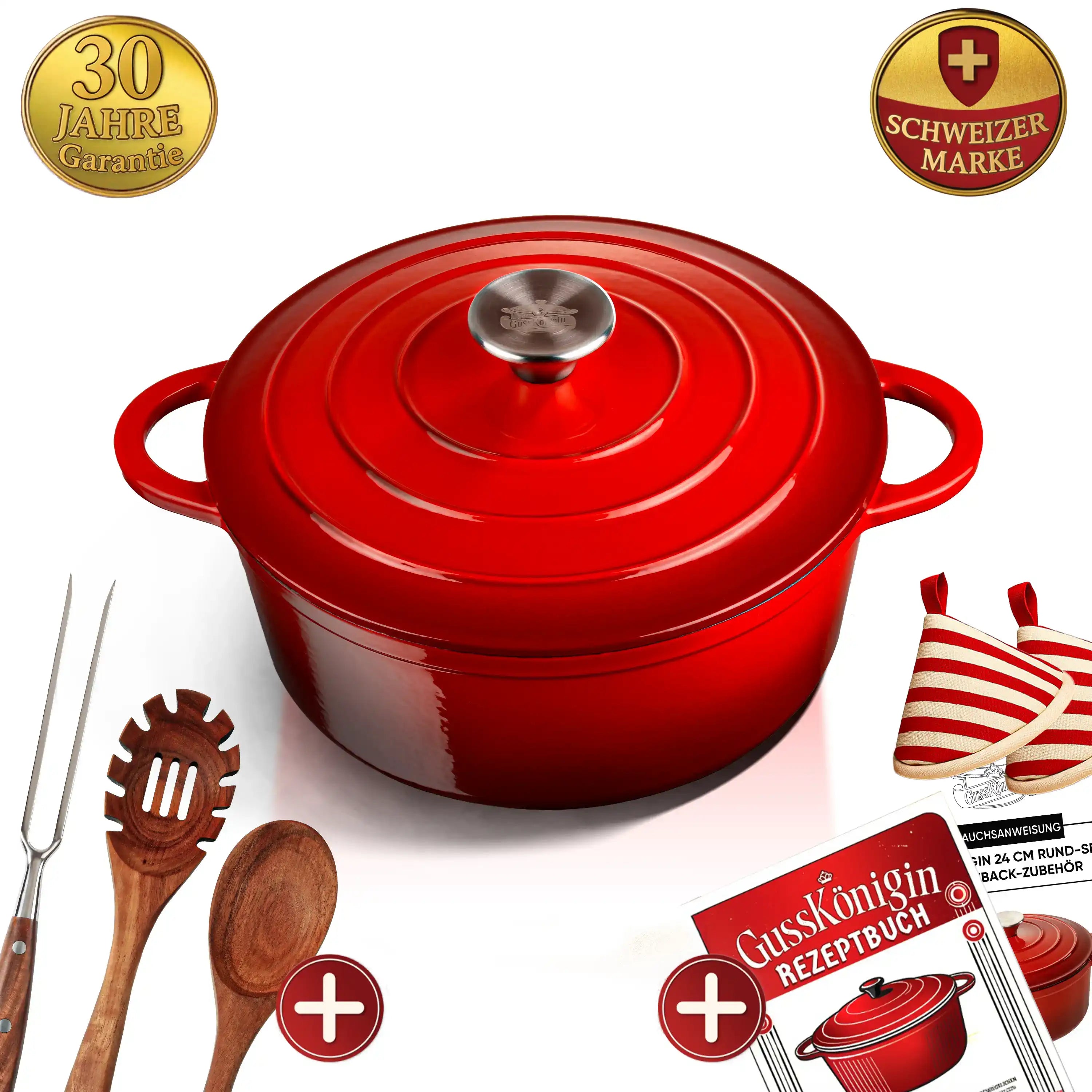 Round casserole dish / roasting pan