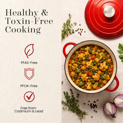 Enamelled Cast Iron Dutch Oven — The One Pot for Slow-Cooked Comfort and Everyday Favorites.