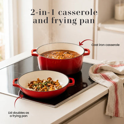 Enamelled Cast Iron Dutch Oven — The One Pot for Slow-Cooked Comfort and Everyday Favorites.