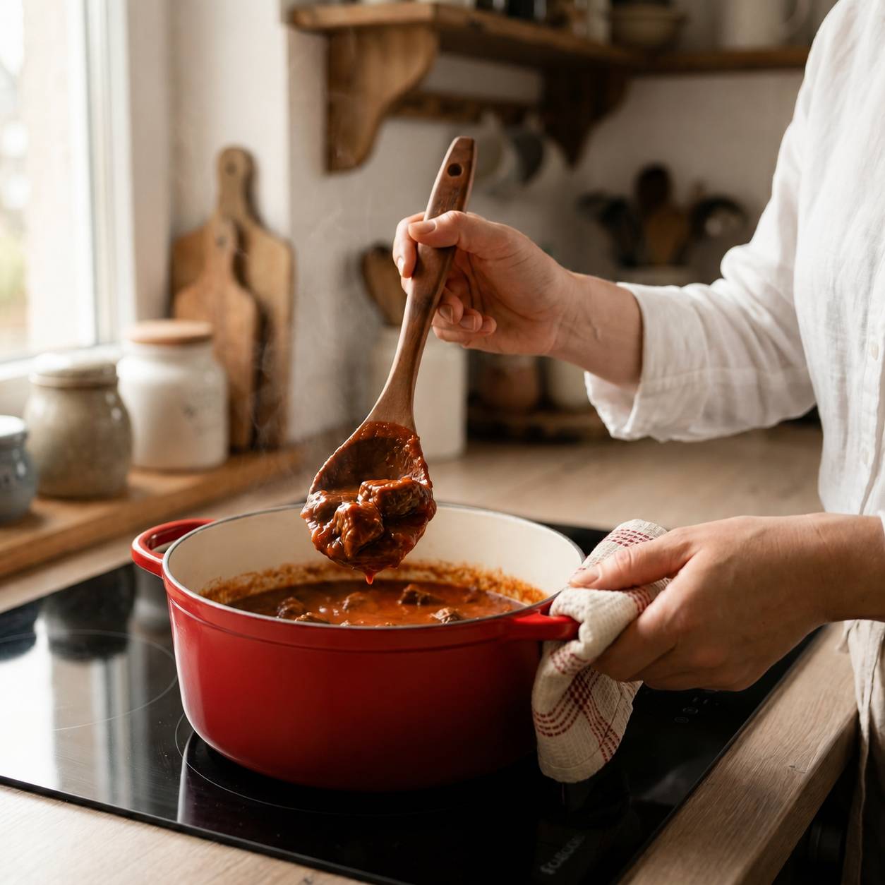 Enamelled Cast Iron Dutch Oven — The One Pot for Slow-Cooked Comfort and Everyday Favorites.